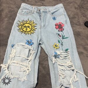 Shien jeans size XS 0-2